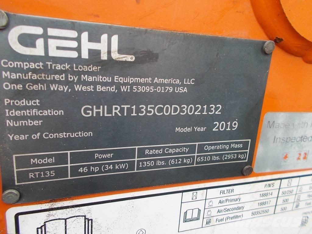 Gehl RT135 Φορτωτάκια