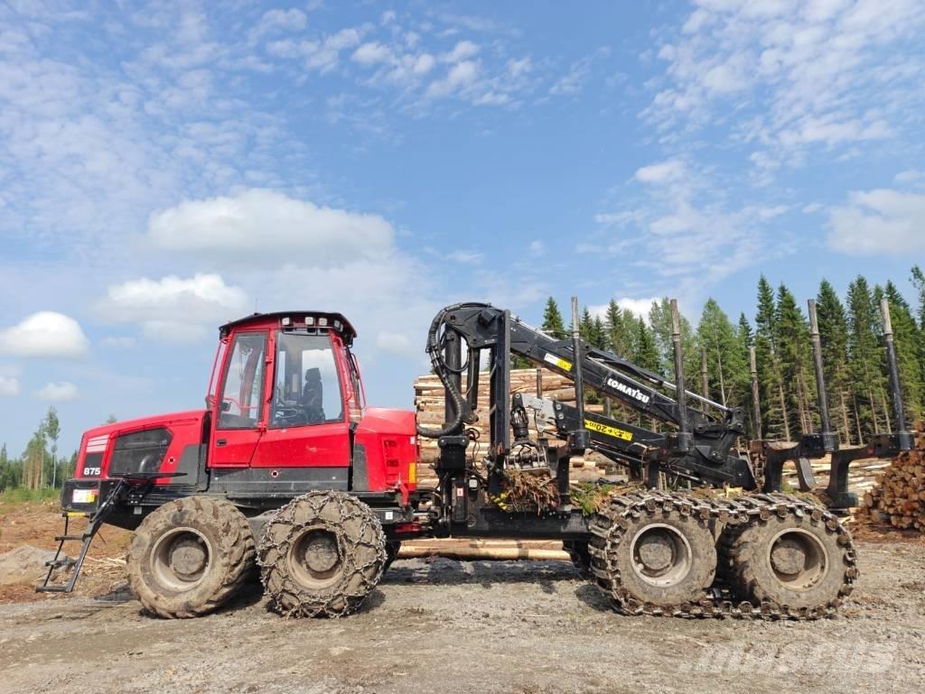 Komatsu 875 Μεταφορείς ξυλείας