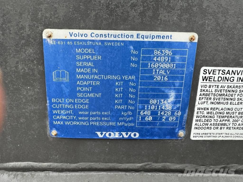 Volvo 1.6m Bucket Κουβάδες