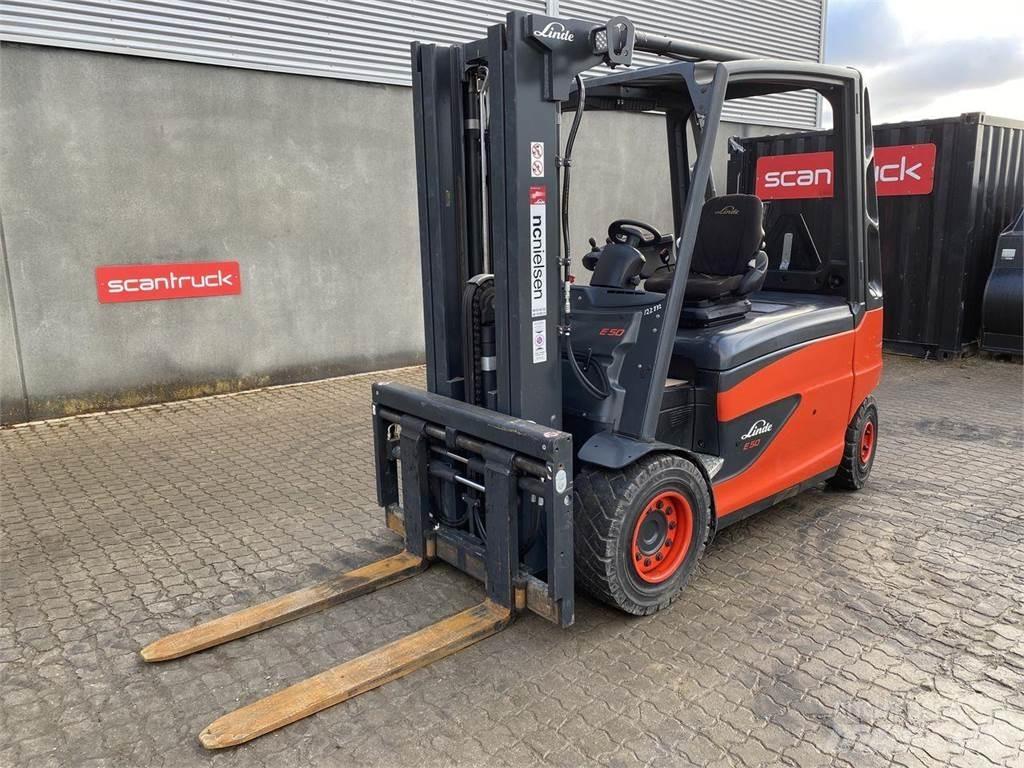 Linde E50 Ηλεκτρικά περονοφόρα ανυψωτικά κλαρκ