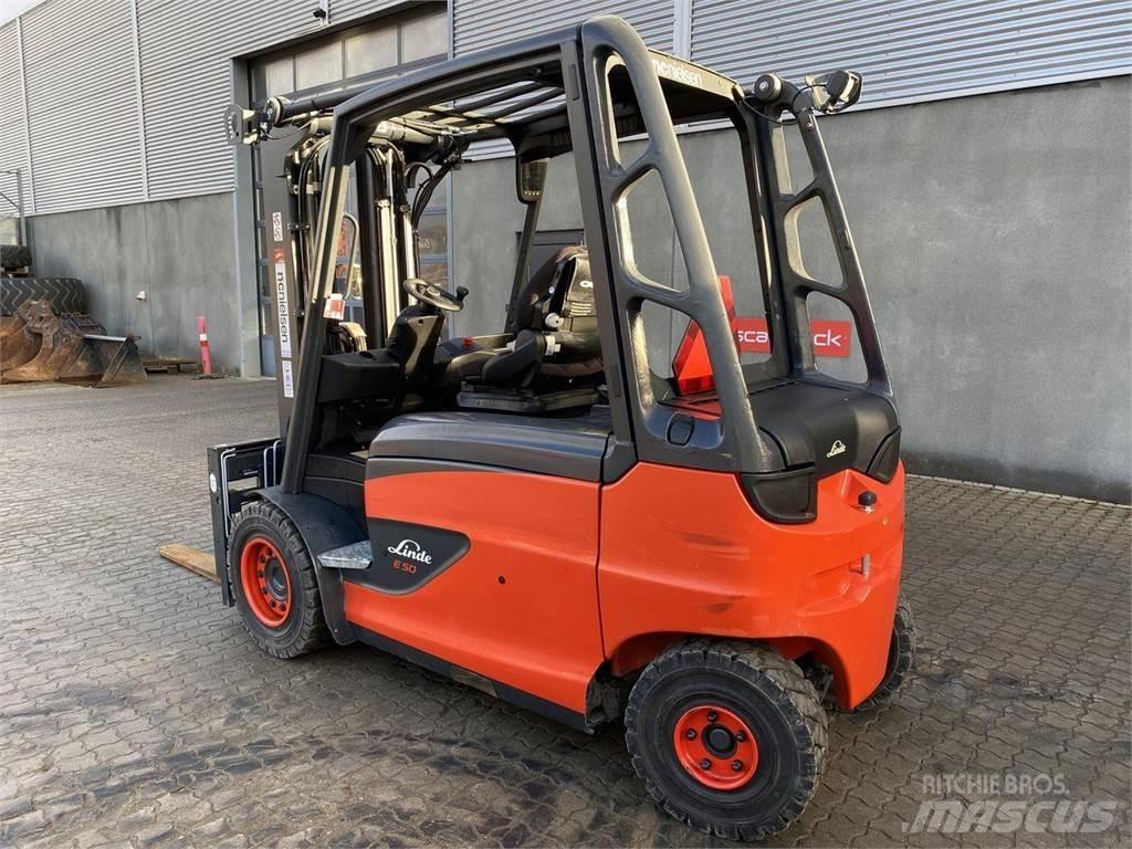 Linde E50 Ηλεκτρικά περονοφόρα ανυψωτικά κλαρκ