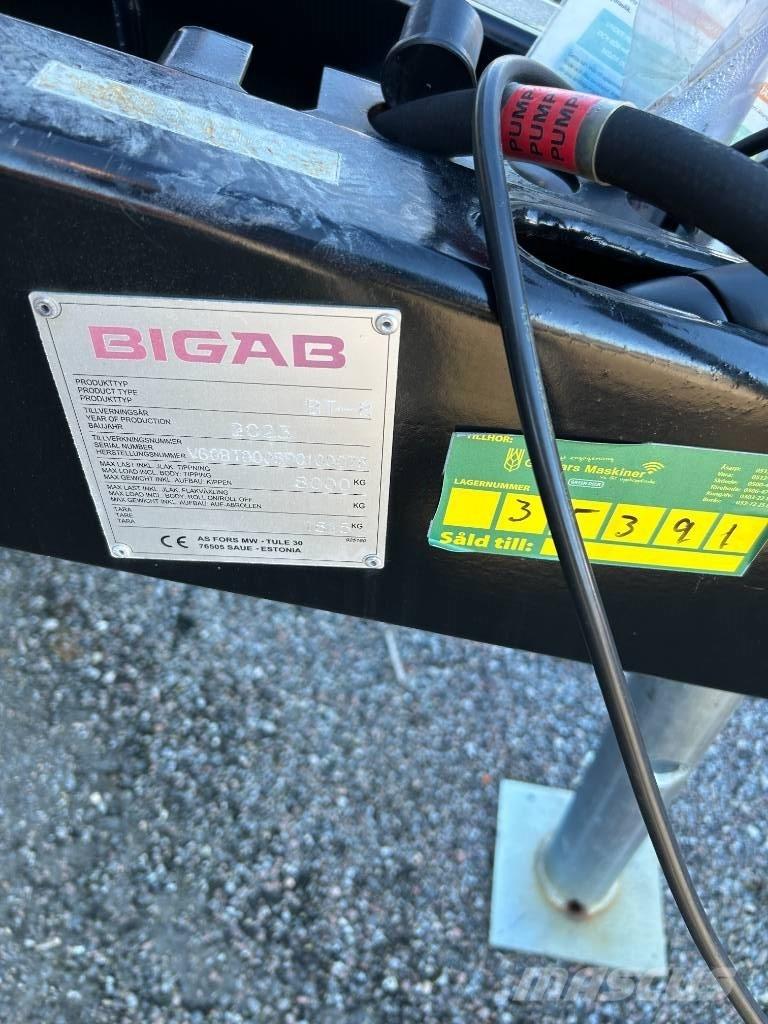 Bigab T8 DUMPERKÄRRA Λοιπές ρυμούλκες