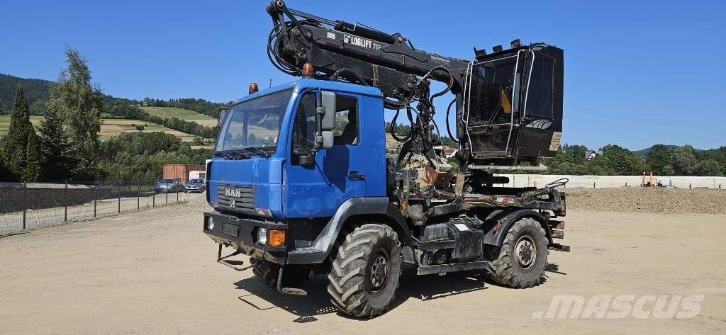 MAN LE 10.180 Φορτηγά με Γερανό