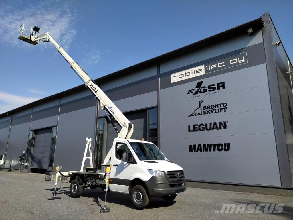 GSR B 220 TJ Εναέριες πλατφόρμες τοποθετημένες σε φορτηγό