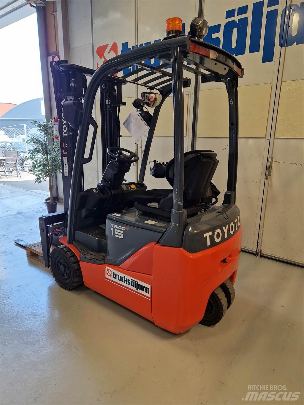 Toyota 8FBE15T Ηλεκτρικά περονοφόρα ανυψωτικά κλαρκ