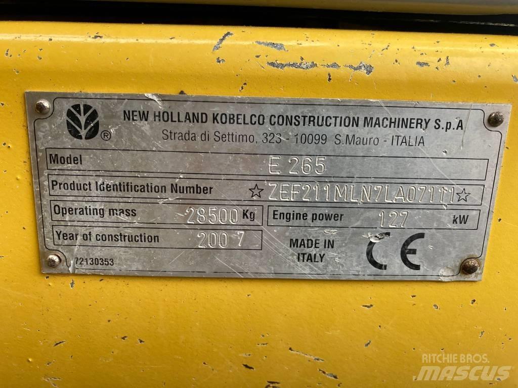 New Holland E 265 LC Εκσκαφείς με ερπύστριες