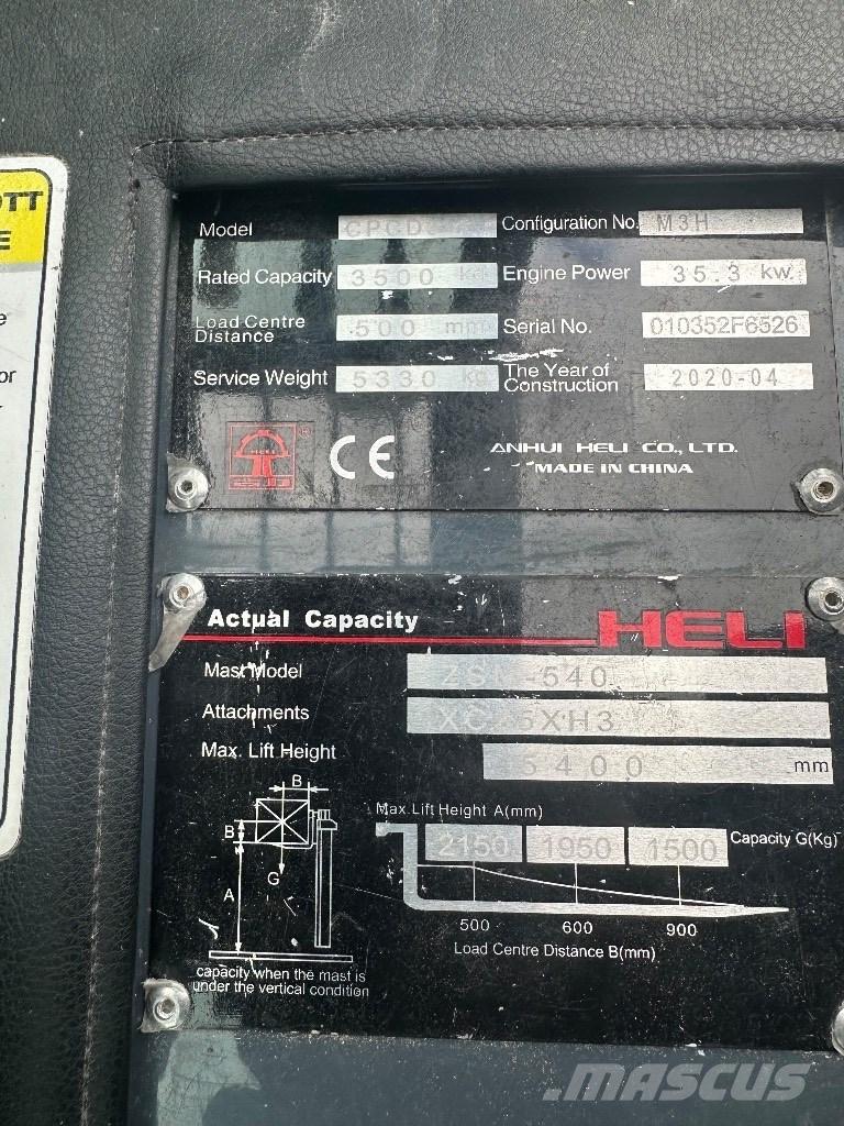 Heli CPCD 35 Πετρελαιοκίνητα Κλαρκ