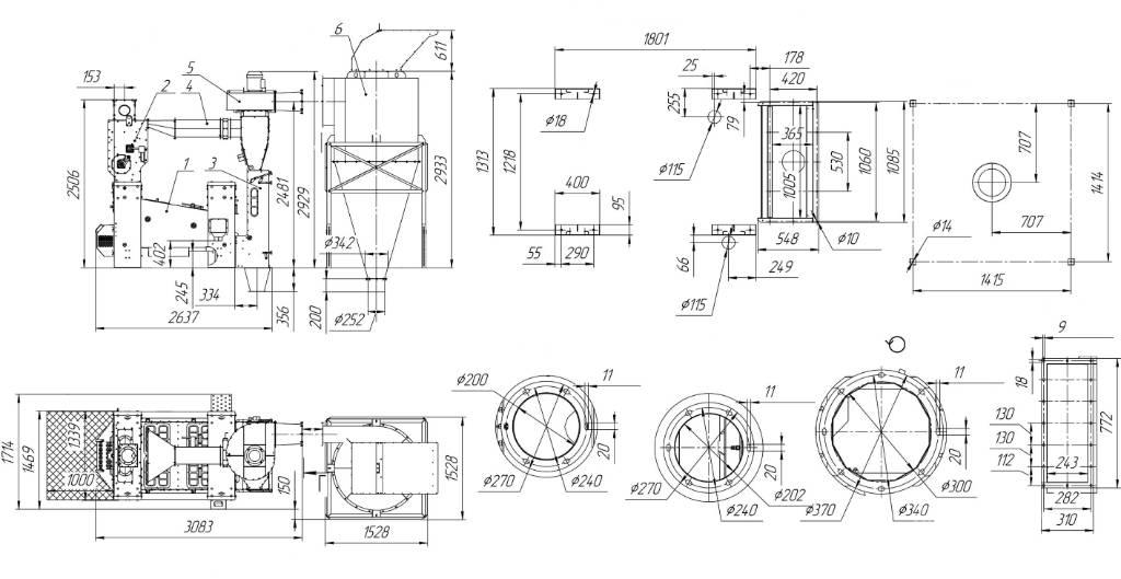  EL GRAIN SVR-15/2 Εξοπλισμός καθαρισμού σπόρων