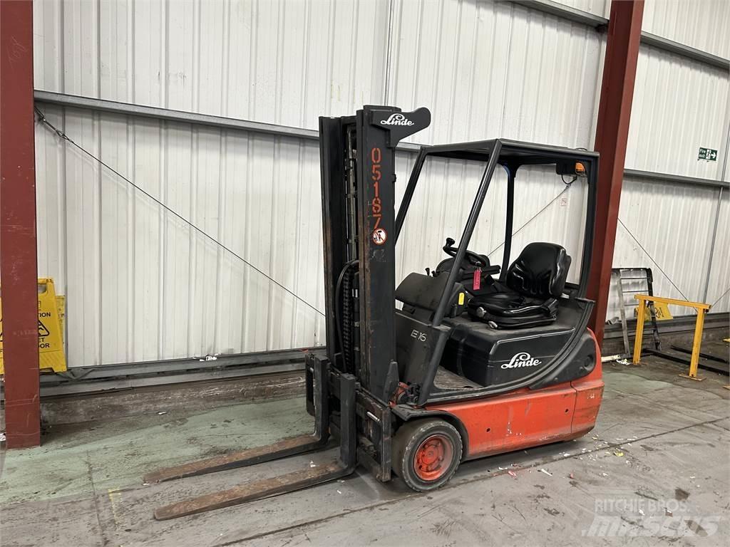 Linde E16C-02 Ηλεκτρικά περονοφόρα ανυψωτικά κλαρκ