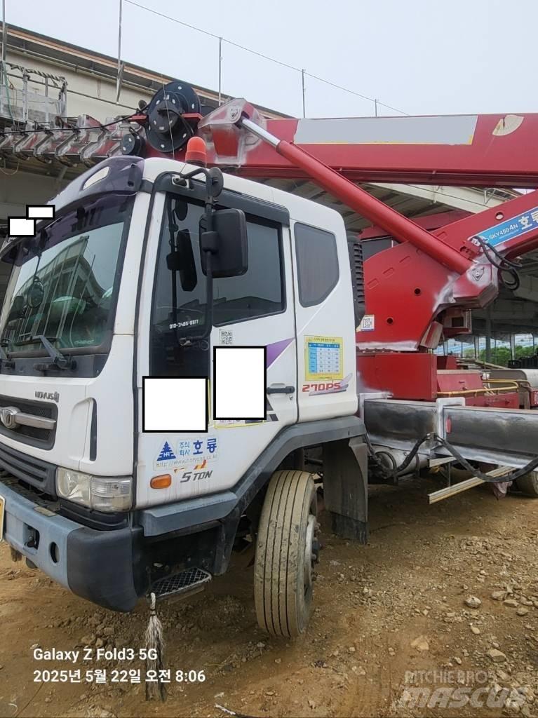 Horyong SKY4504 Εναέριες πλατφόρμες τοποθετημένες σε φορτηγό