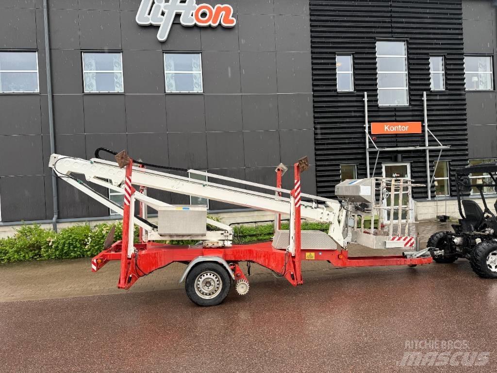 Jumbo T15 Skylift Εναέριες πλατφόρμες τοποθετημένες σε ρυμούλκα