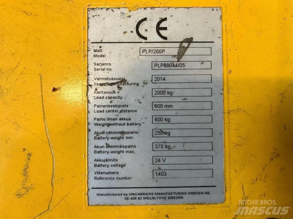 Atlet PLP89044/05 Χειροκίνητο περονοφόρο ανυψωτικό με πλατφόρμα