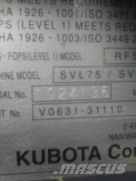 Kubota SVL 75-2 Φορτωτάκια