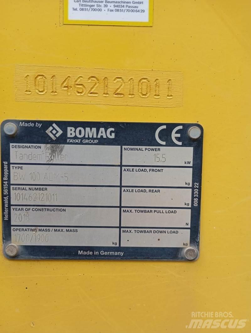 Bomag BW 100 ADM-5 Επίπεδοι κόπανοι