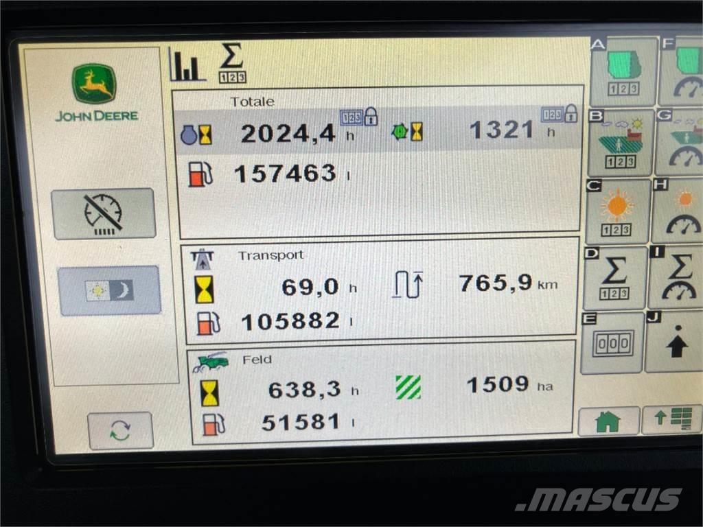 John Deere 9800i Ενσιρωκοπτικές μηχανές