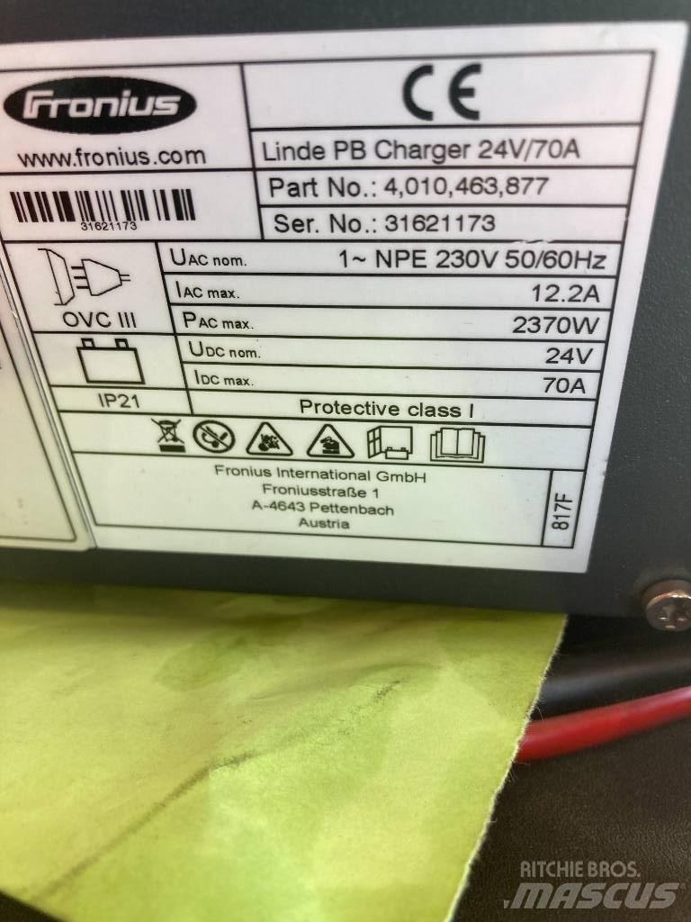 Linde L14AP/1173 Ηλεκτρικά παλετοφόρα με ιστό
