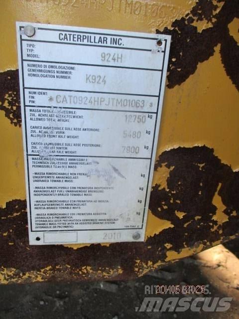 CAT 924 Φορτωτές με λάστιχα (Τροχοφόροι)