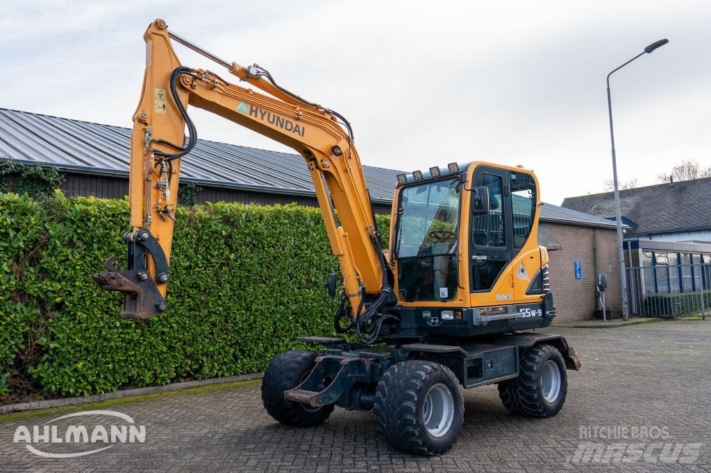 Hyundai R55W-9A Εκσκαφείς με τροχούς - λάστιχα
