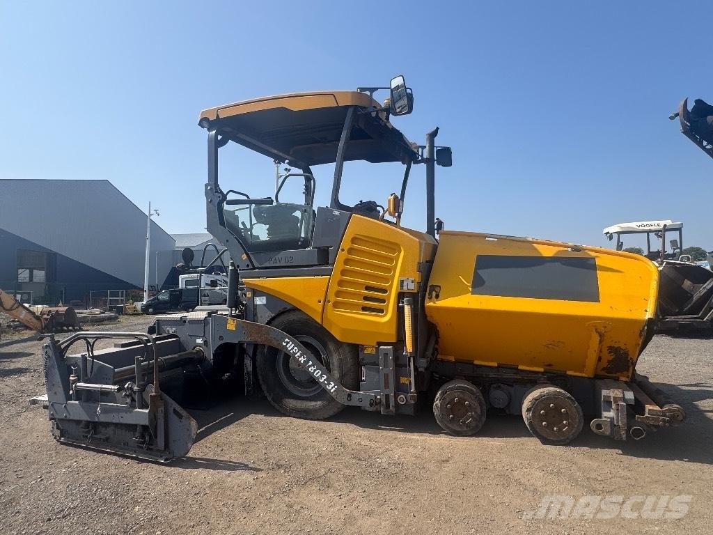 Vögele Super 1803-3i Επίστρωση ασφάλτου