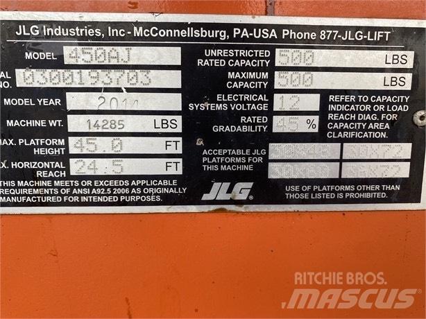 JLG 450 AJ Ανυψωτήρες με αρθρωτό βραχίονα