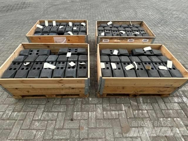  Rubber Pads Αλυσίδες/Ερπύστριες
