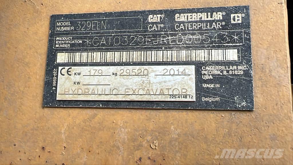 CAT 329 E LN Εκσκαφείς με ερπύστριες