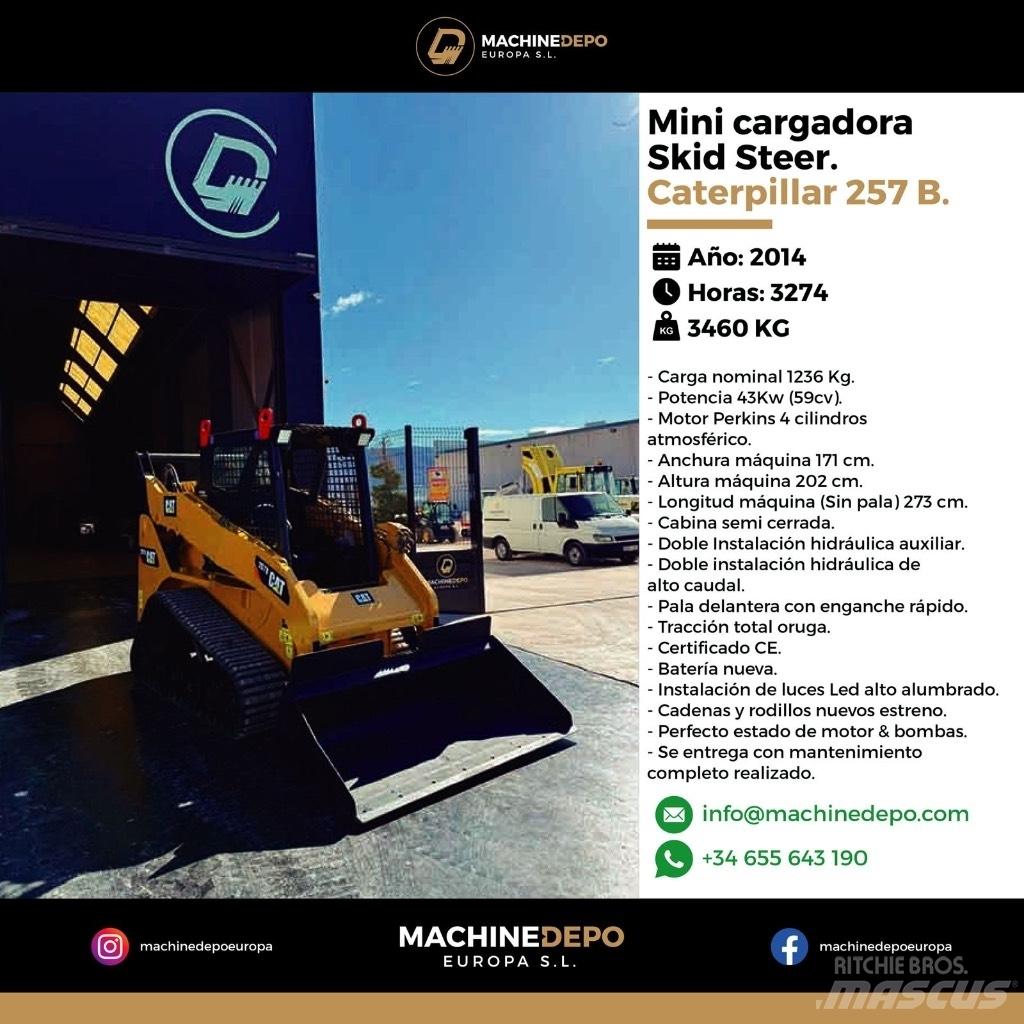 CAT 257 B Φορτωτές με ερπύστριες