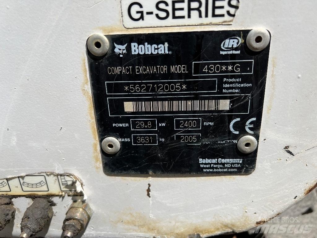 Bobcat 430 Εκσκαφάκι (διαβολάκι) < 7t