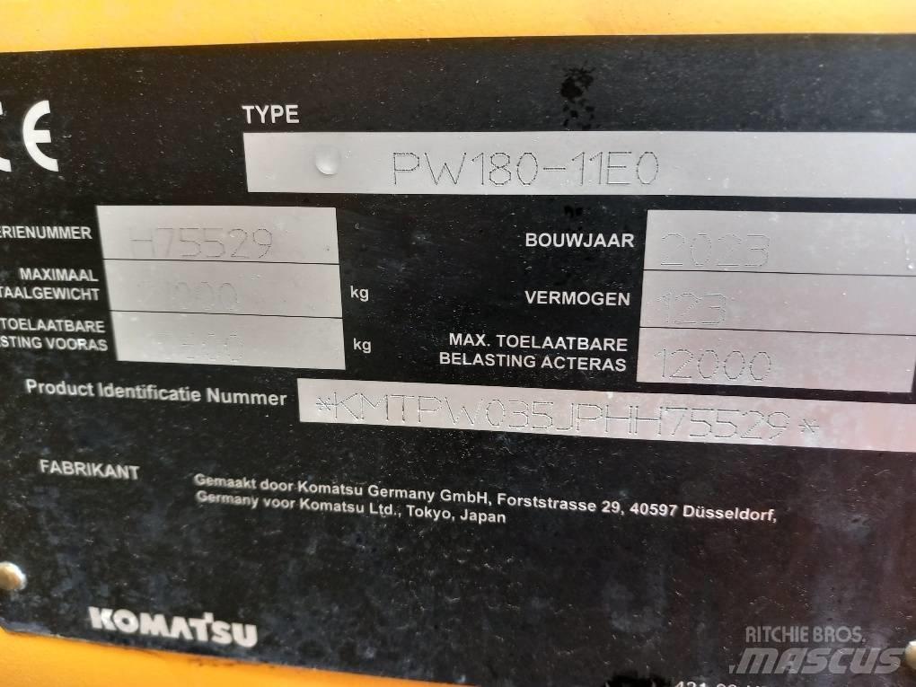 Komatsu PW180-11E0 Εκσκαφείς με τροχούς - λάστιχα