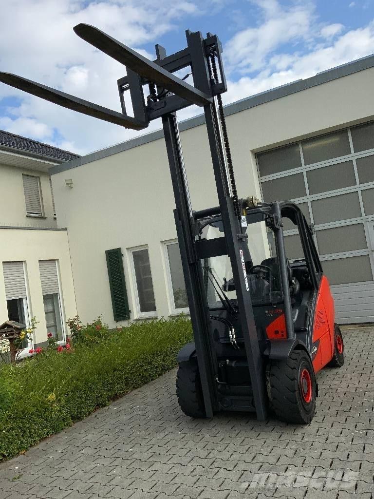 Linde H35T-02 Περονοφόρα ανυψωτικά κλαρκ με φυσικό αέριο LPG