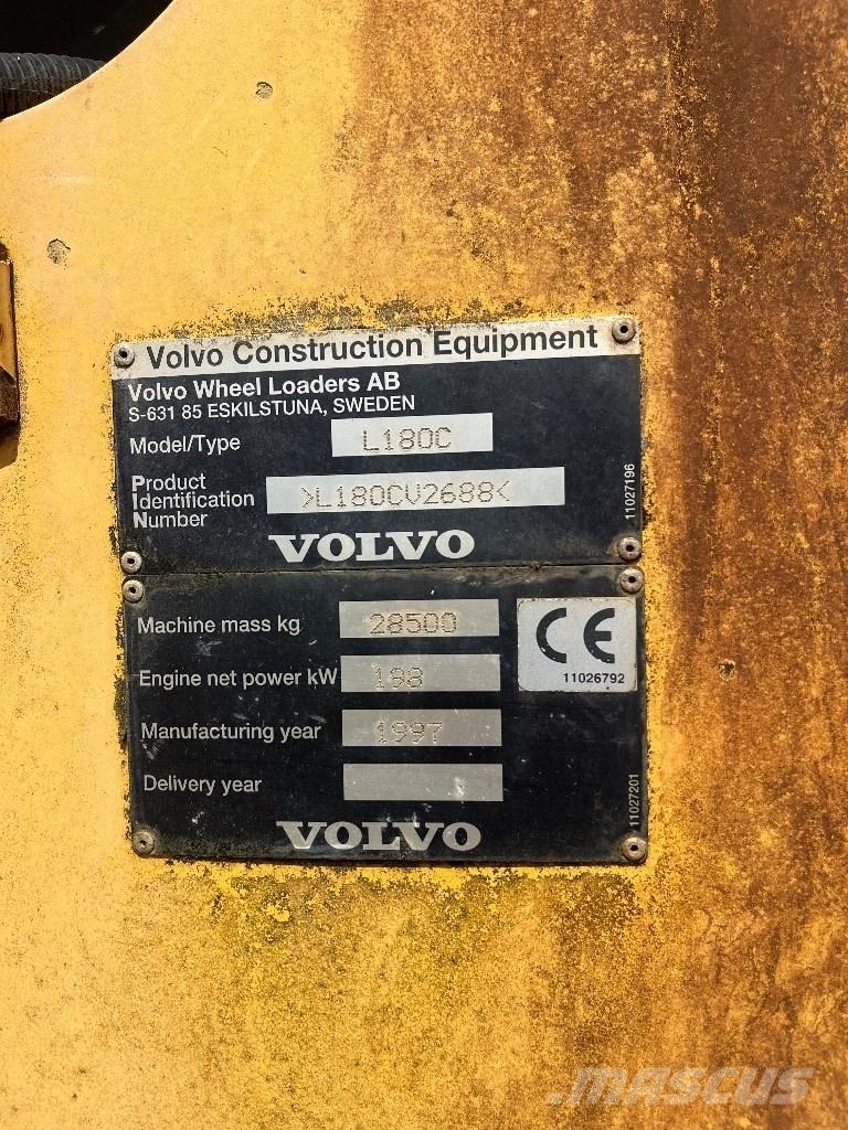 Volvo L180c Φορτωτές με λάστιχα (Τροχοφόροι)