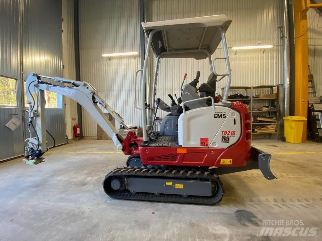 Takeuchi TB 216 A Εκσκαφάκι (διαβολάκι) < 7t
