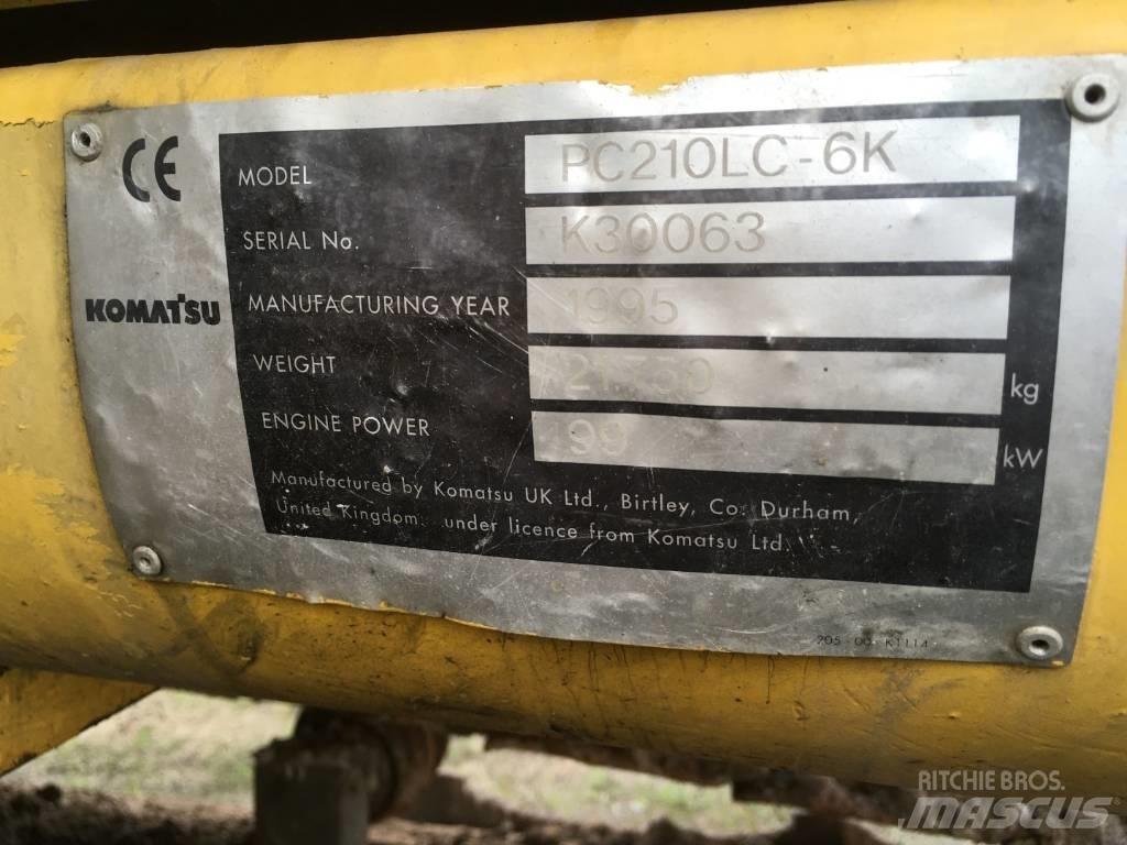 Komatsu PC210LC-6K Εκσκαφείς με ερπύστριες