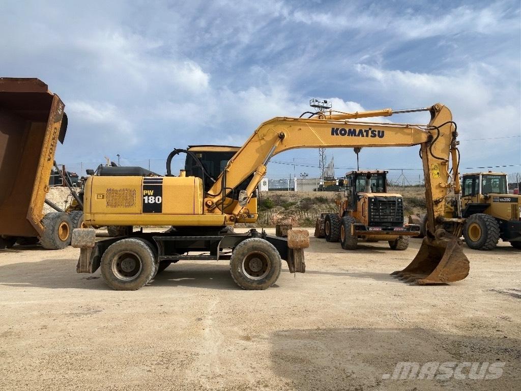 Komatsu PW 180 Εκσκαφείς με τροχούς - λάστιχα
