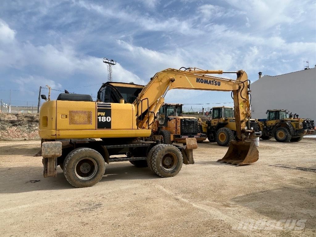 Komatsu PW 180 Εκσκαφείς με τροχούς - λάστιχα