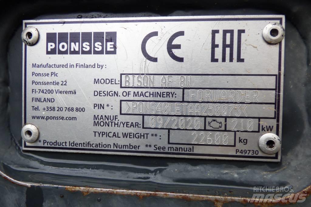 Ponsse Bison AF Μεταφορείς ξυλείας
