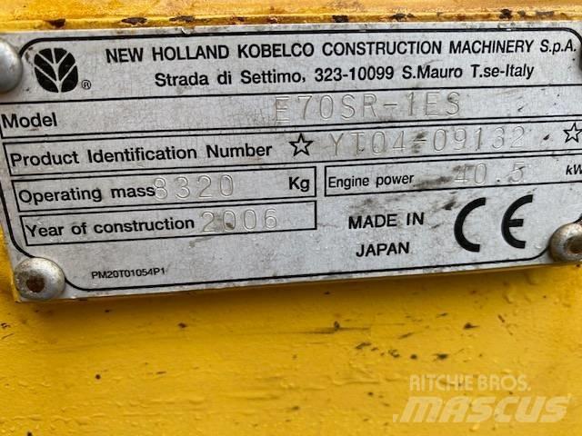 New Holland E 70 SR Μίνι εκσκαφείς 7t - 12t