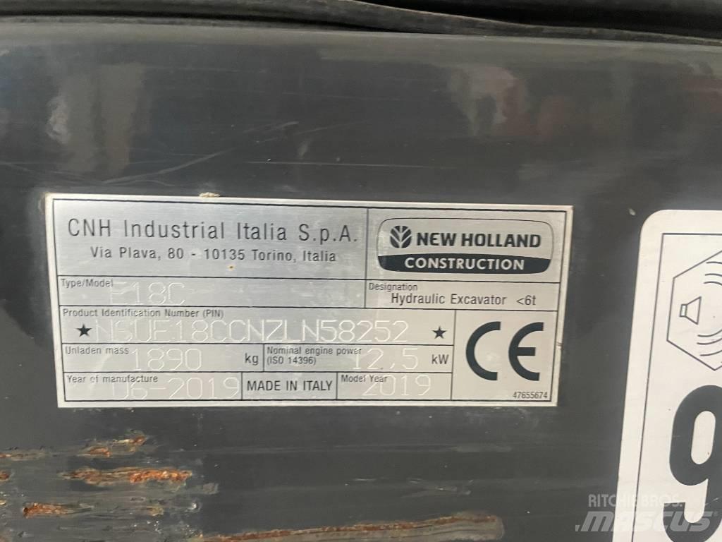 New Holland E 18 C Εκσκαφάκι (διαβολάκι) < 7t