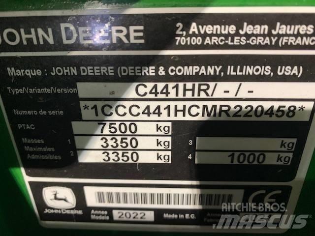 John Deere C441 R Πρέσες κυλινδρικών δεμάτων