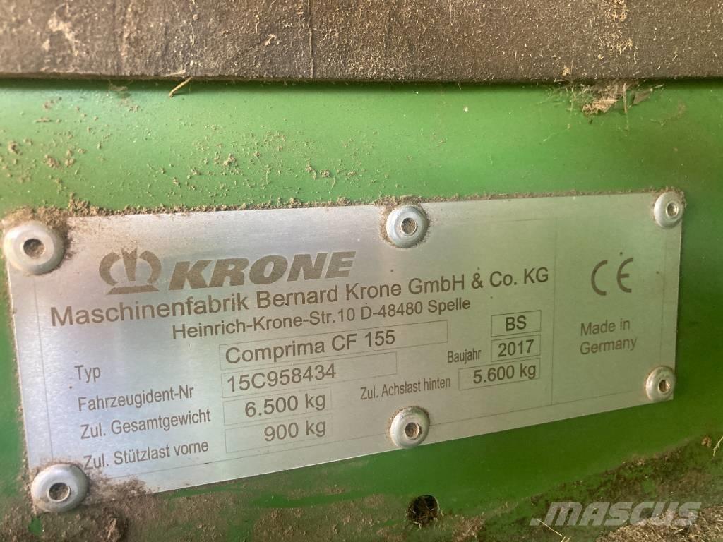 Krone CF155XC Πρέσες κυλινδρικών δεμάτων
