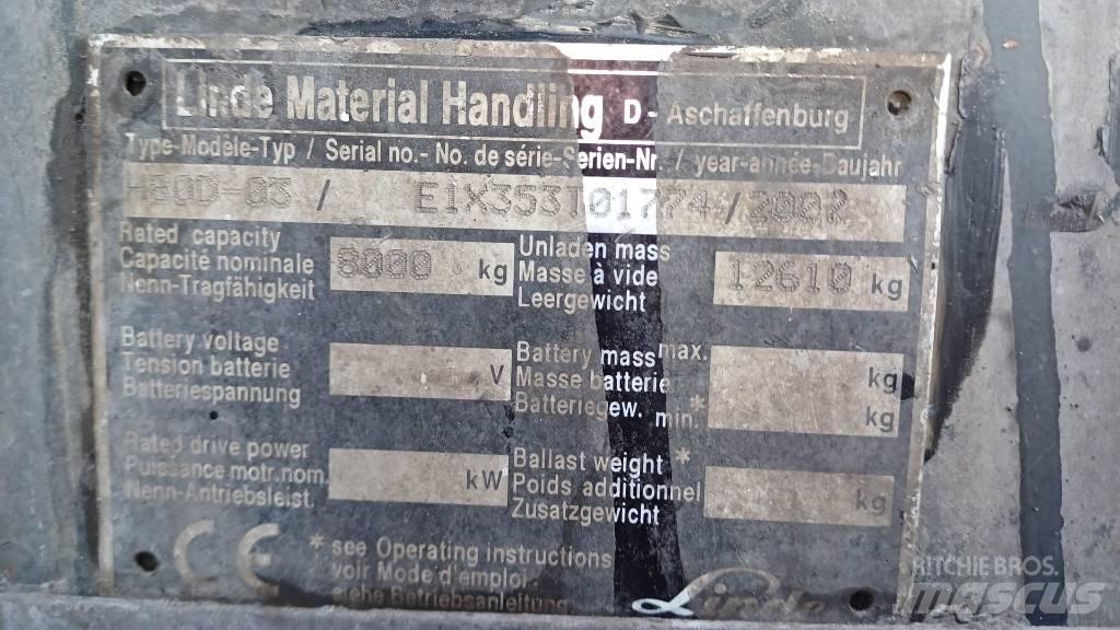 Linde H80D-03 Πετρελαιοκίνητα Κλαρκ