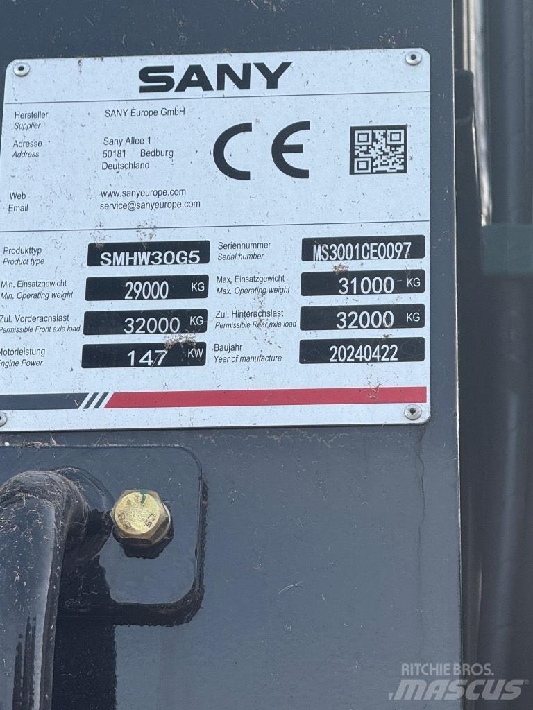 Sany SMHW 30 G5 Βιομηχανικά μηχανήματα διαχείρισης αποβλήτων