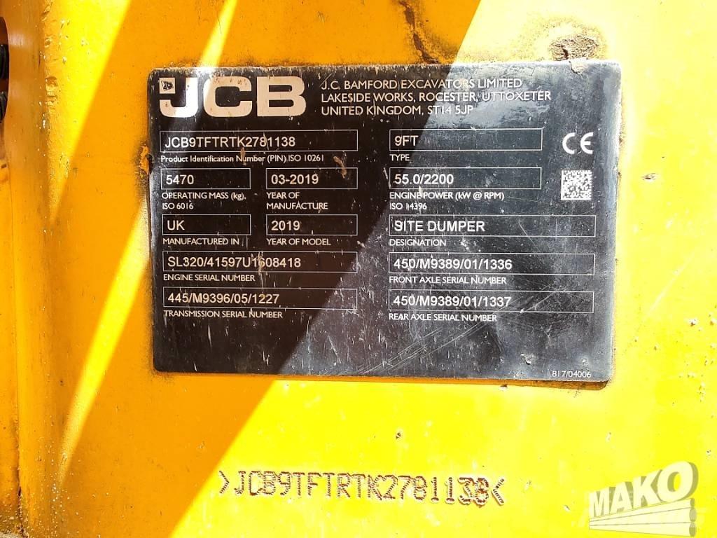 JCB 9TFT Dumpers εργοταξίου