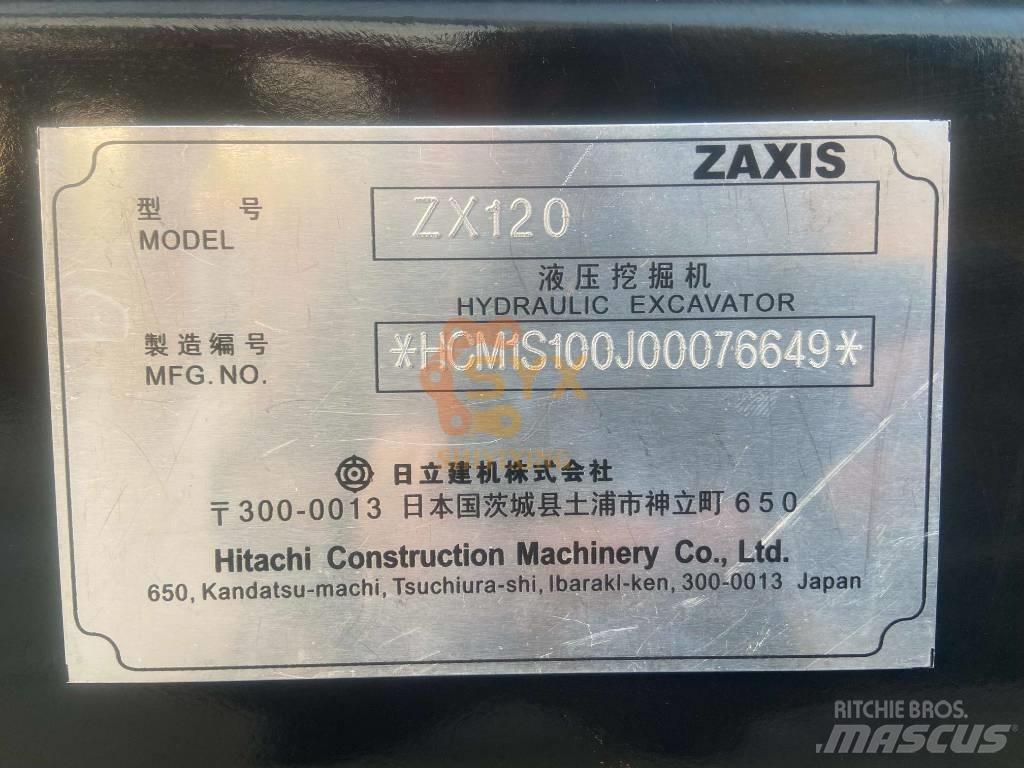 Hitachi ZX 120 Εκσκαφείς με ερπύστριες