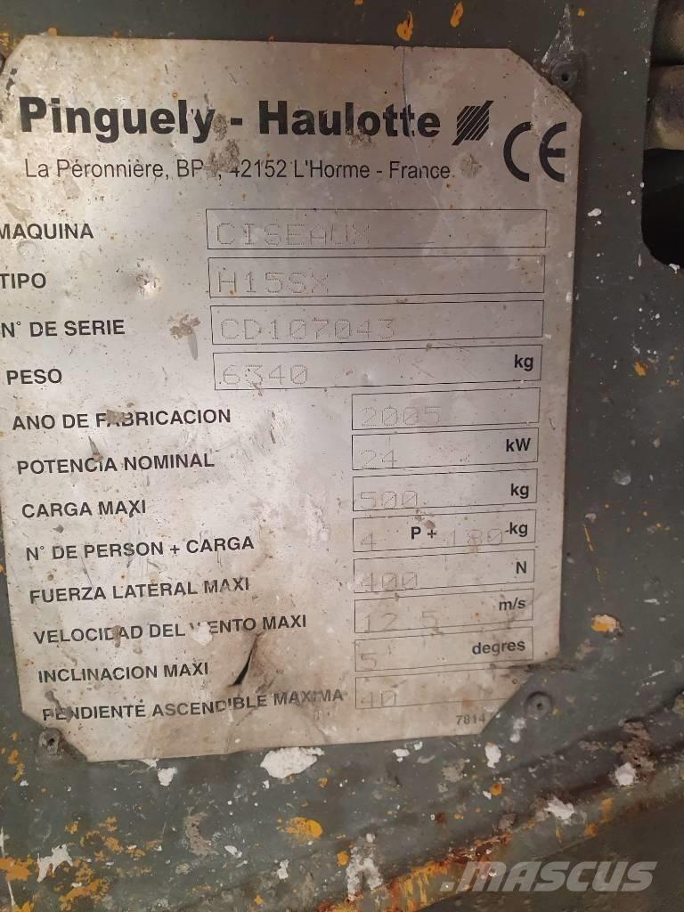 Haulotte H 15 SX Ανυψωτήρες ψαλιδωτής άρθρωσης