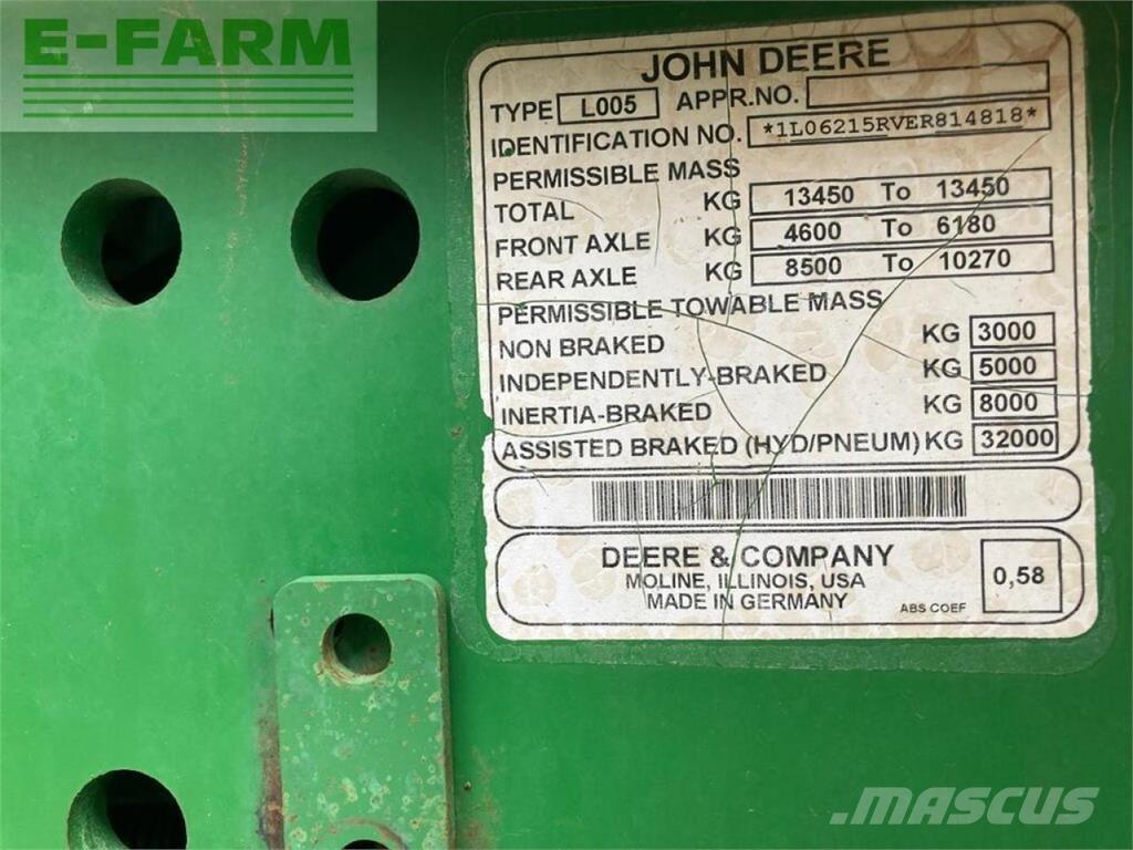 John Deere 6215r Τρακτέρ