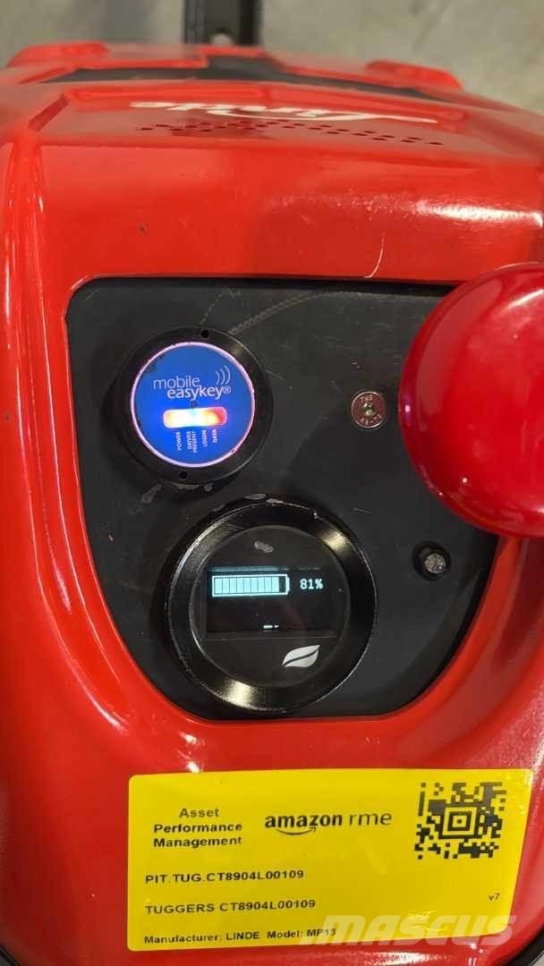 Linde MP13 Παλετοφόρα πεζού χειριστή με ιστό
