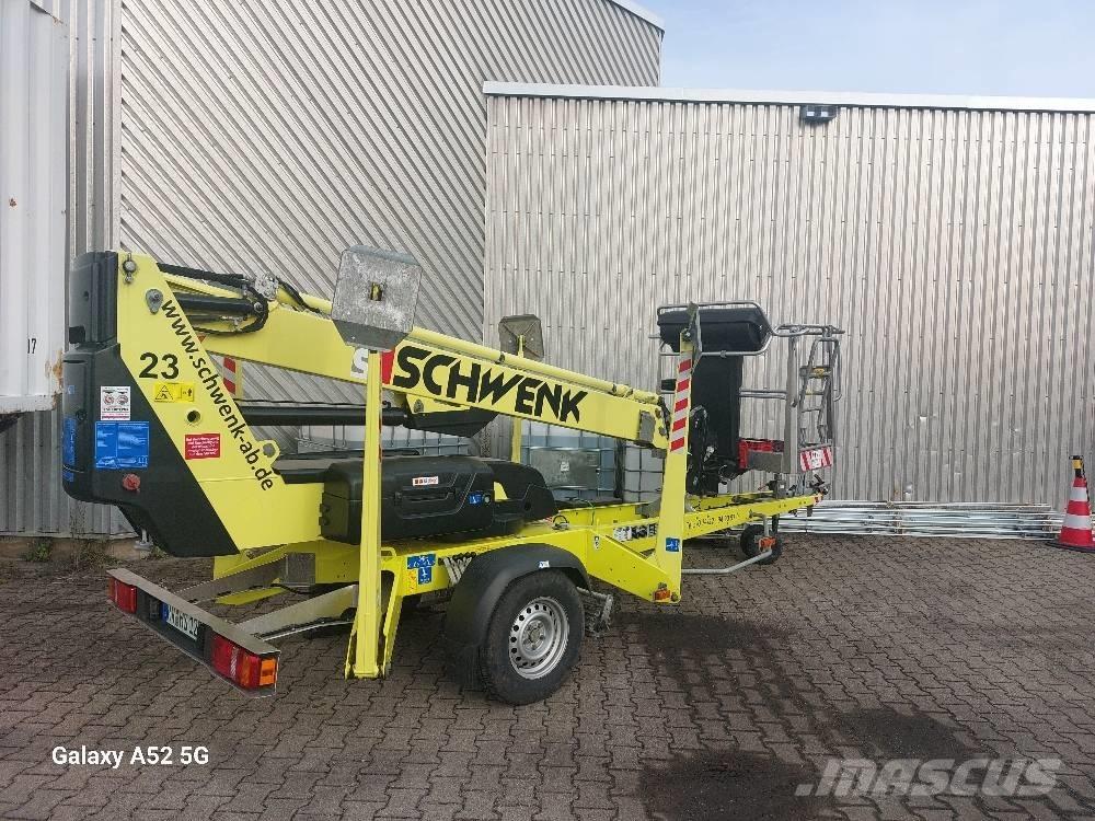 Dinolift 135 TB Εναέριες πλατφόρμες τοποθετημένες σε ρυμούλκα