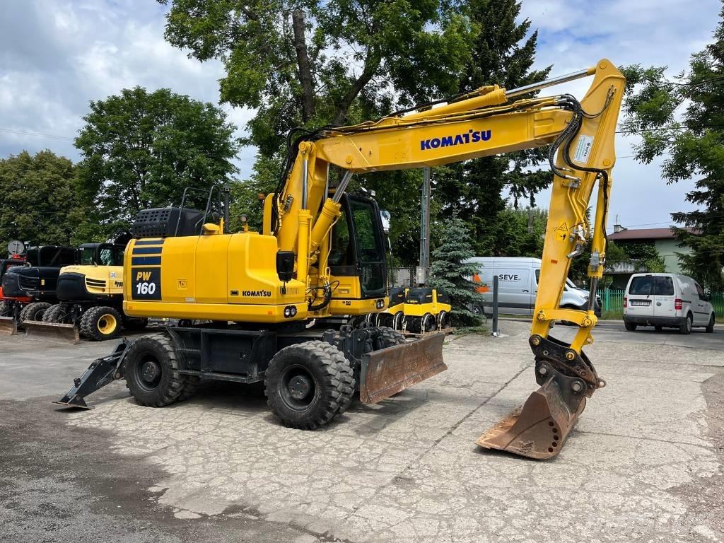 Komatsu PW 160-11 Εκσκαφείς με τροχούς - λάστιχα
