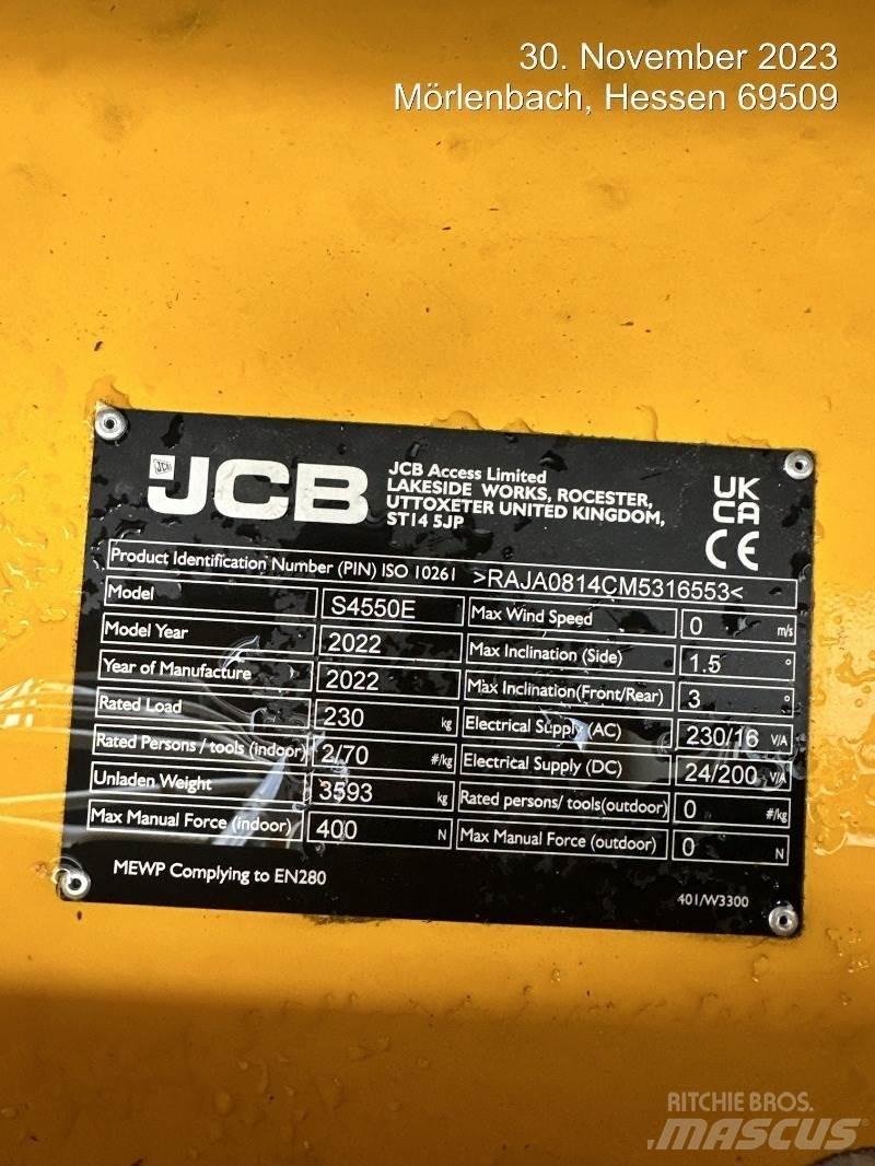 JCB S4550E Ανυψωτήρες ψαλιδωτής άρθρωσης